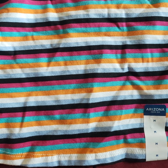 Striped Color Crop Tube Top - Picture 2 of 2